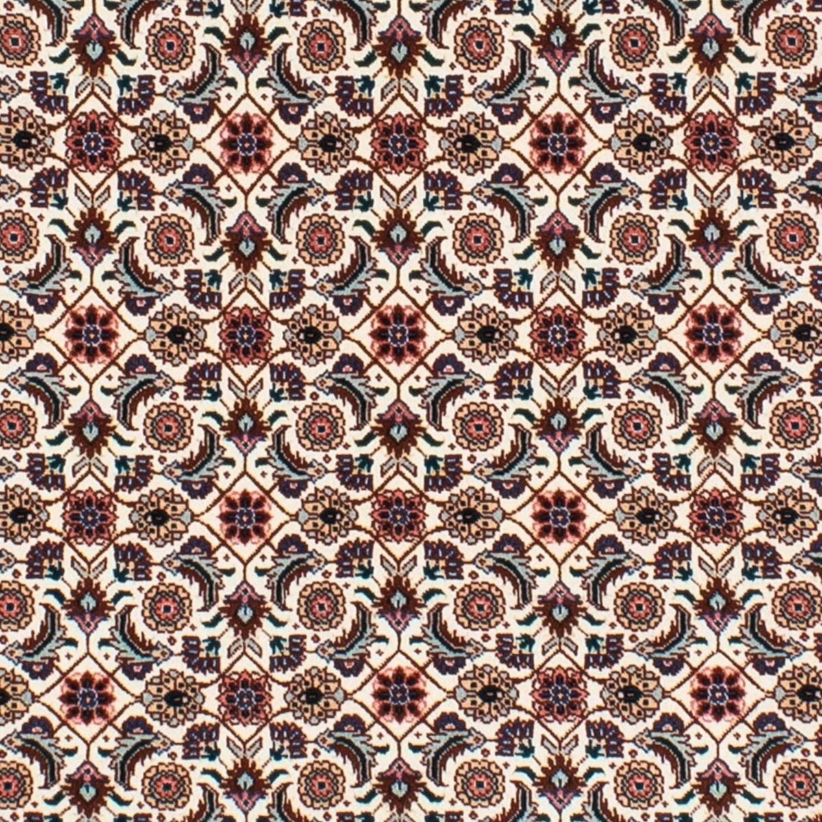 Perzisch tapijt - Tabriz - Royal rond  - 151 x 151 cm - beige