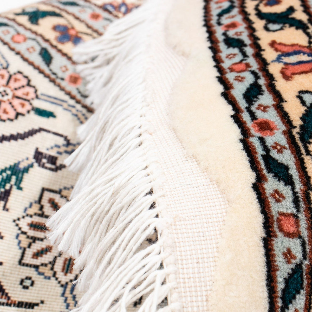 Perzisch tapijt - Tabriz - Royal rond  - 151 x 151 cm - beige