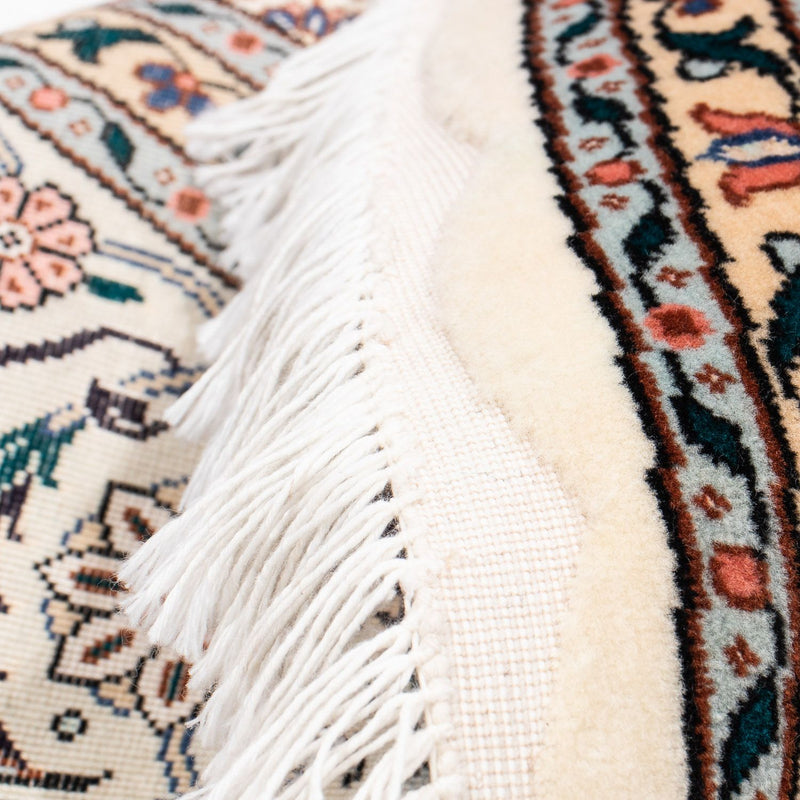 Perzisch tapijt - Tabriz - Royal rond  - 151 x 151 cm - beige