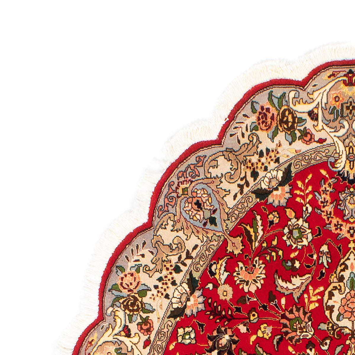 Perzisch tapijt - Tabriz - Royal ovaal  - 200 x 130 cm - rood