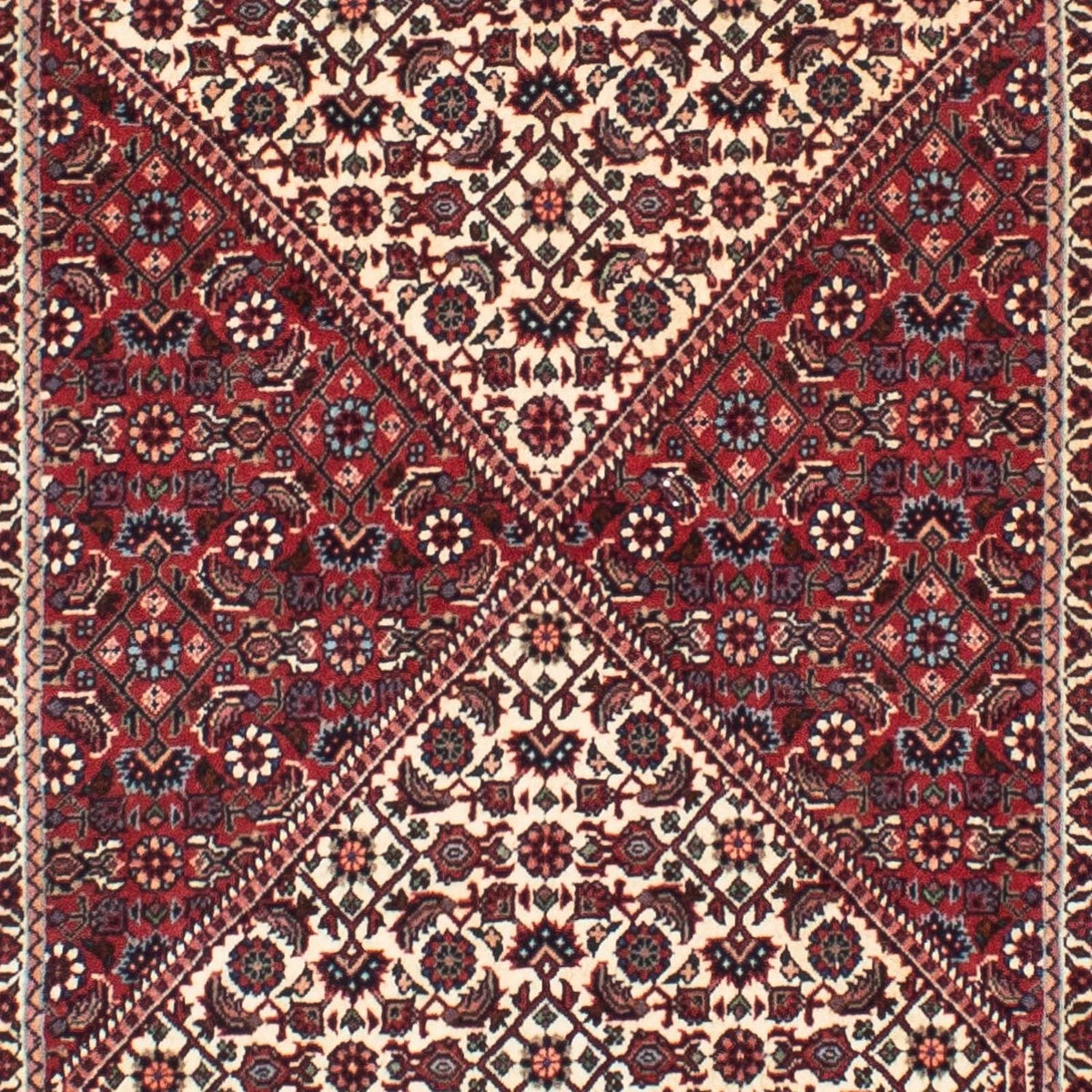 Loper Perzisch tapijt - Bijar - 314 x 88 cm - rood