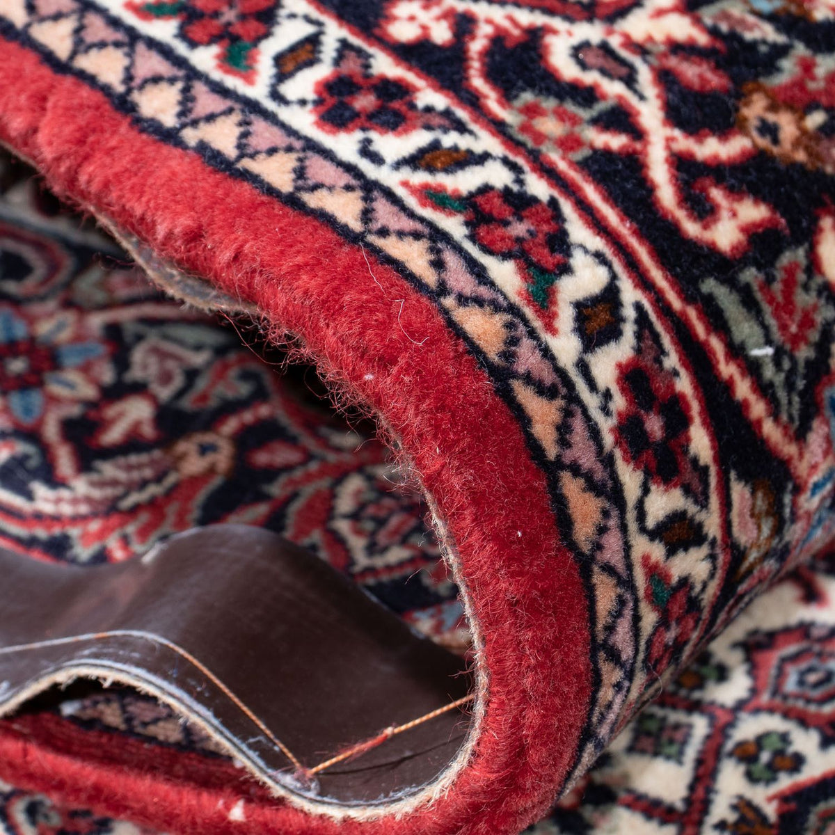 Loper Perzisch tapijt - Bijar - 314 x 88 cm - rood