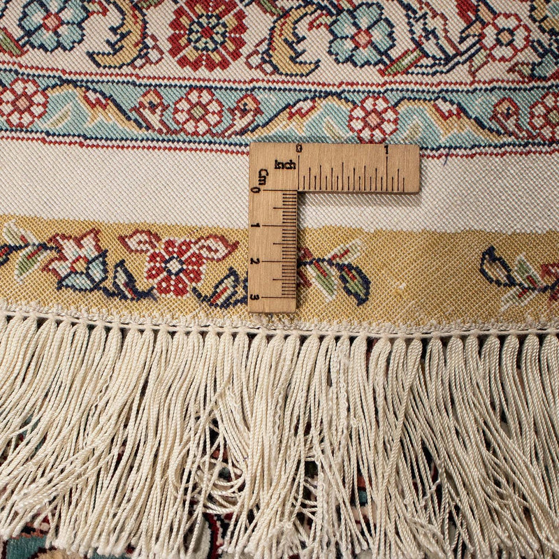 Oosters tapijt - Hereke rond  - 215 x 215 cm - lichtbruin