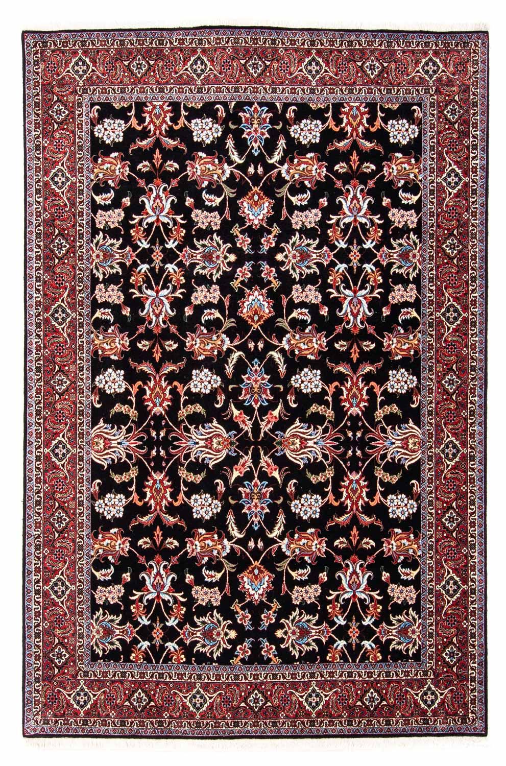 Perzisch tapijt - Bijar - 244 x 168 cm - donkerblauw