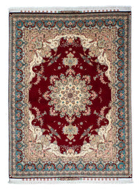 Perzisch tapijt - Tabriz - Royal - 204 x 153 cm - donkerrood