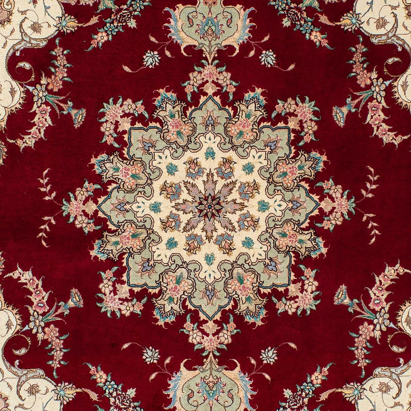 Perzisch tapijt - Tabriz - Royal - 204 x 153 cm - donkerrood