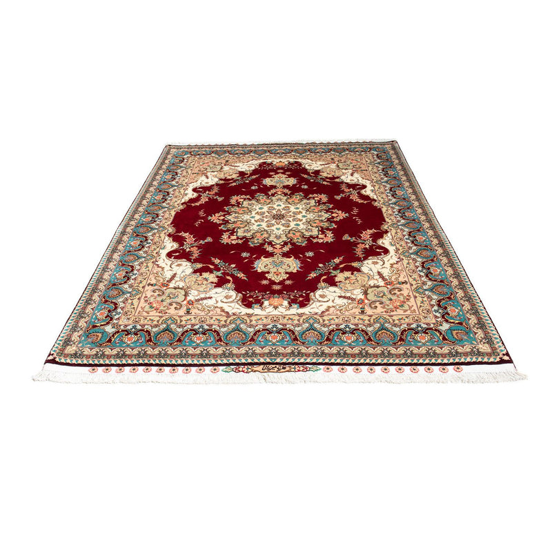 Perzisch tapijt - Tabriz - Royal - 204 x 153 cm - donkerrood