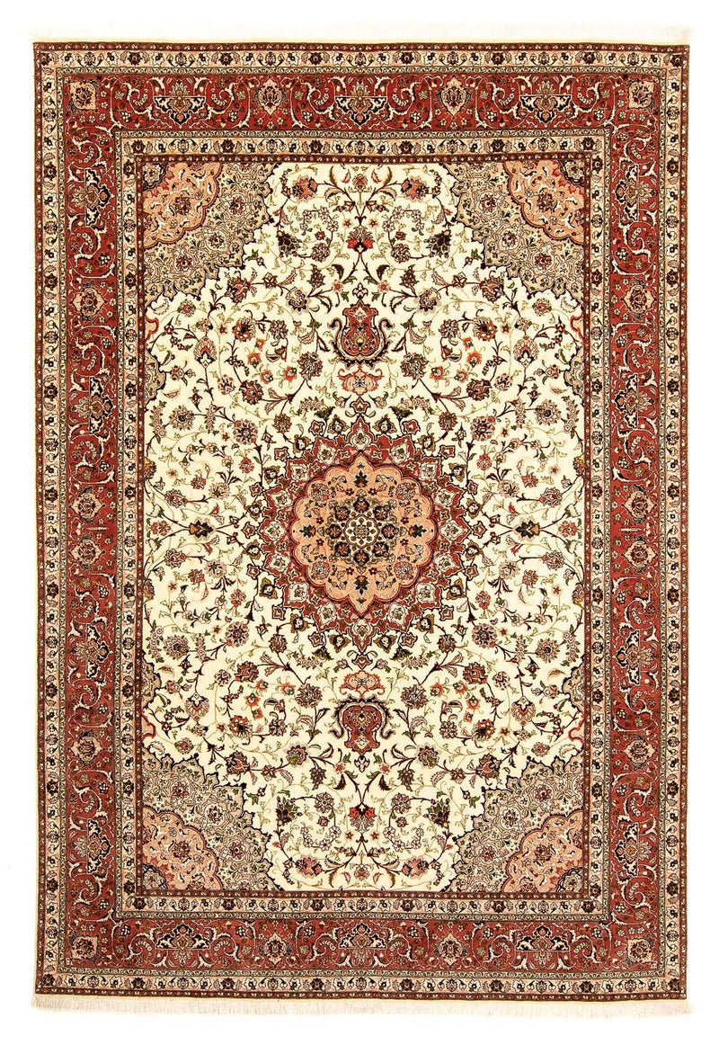 Perzisch tapijt - Tabriz - Royal - 359 x 248 cm - beige
