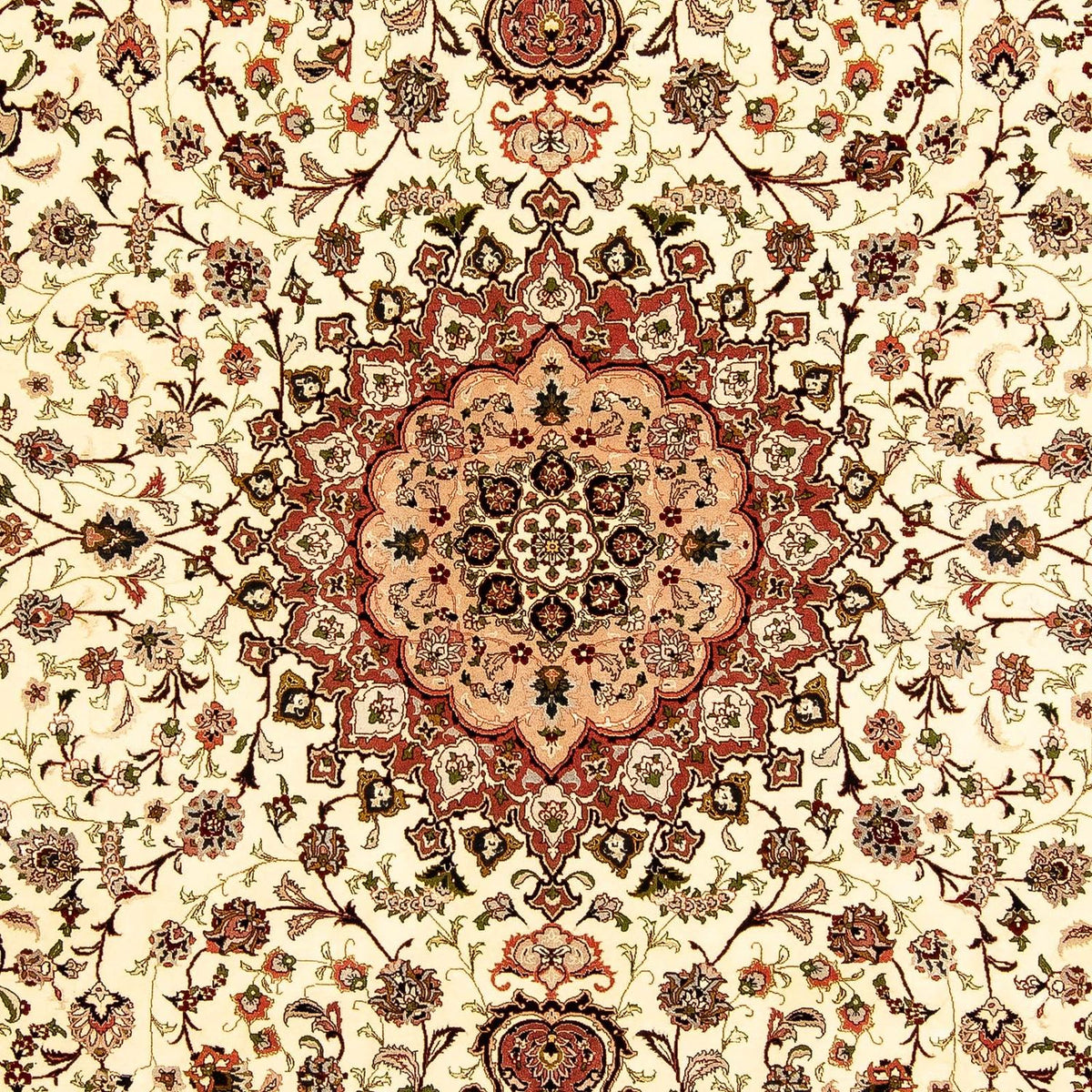 Perzisch tapijt - Tabriz - Royal - 359 x 248 cm - beige