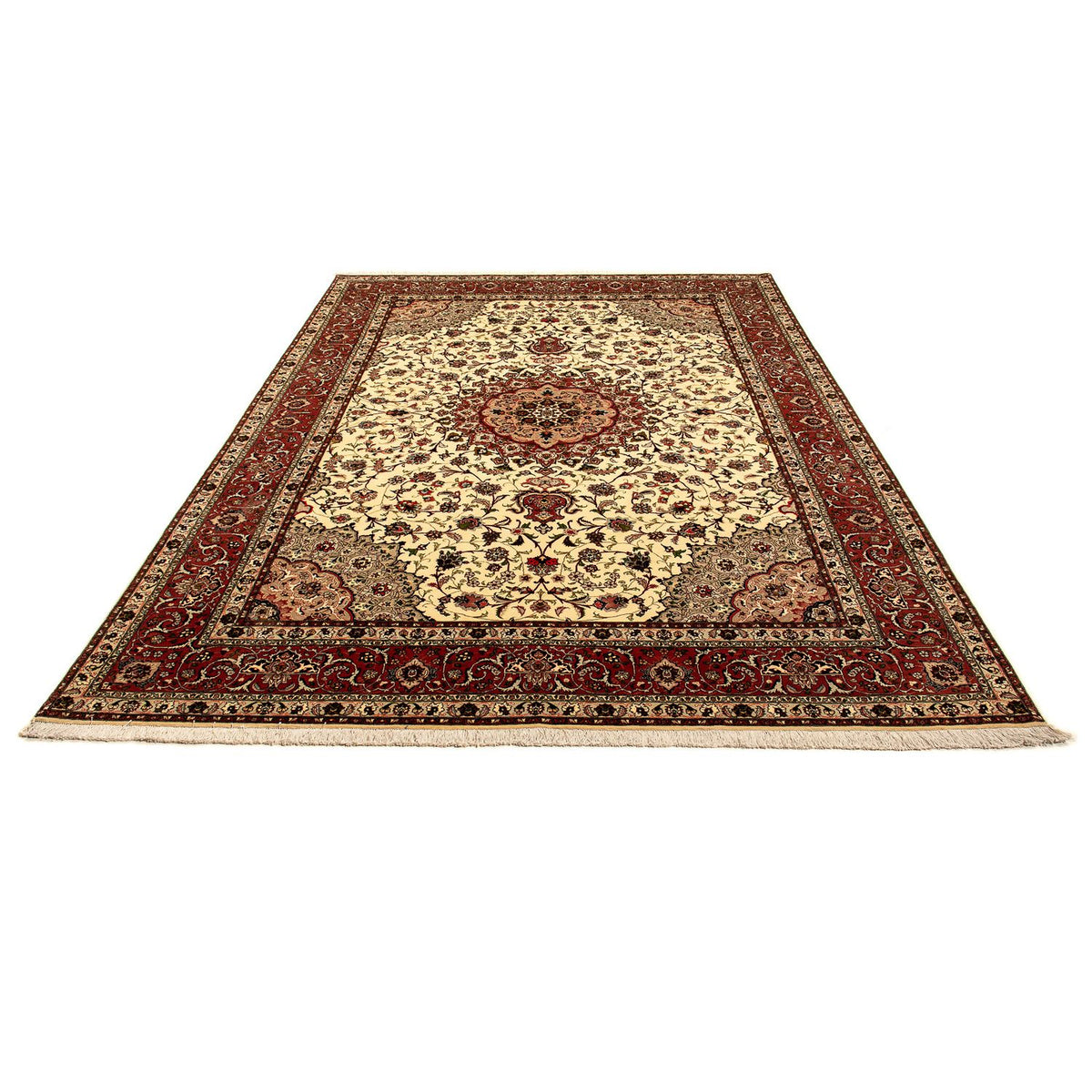 Perzisch tapijt - Tabriz - Royal - 359 x 248 cm - beige