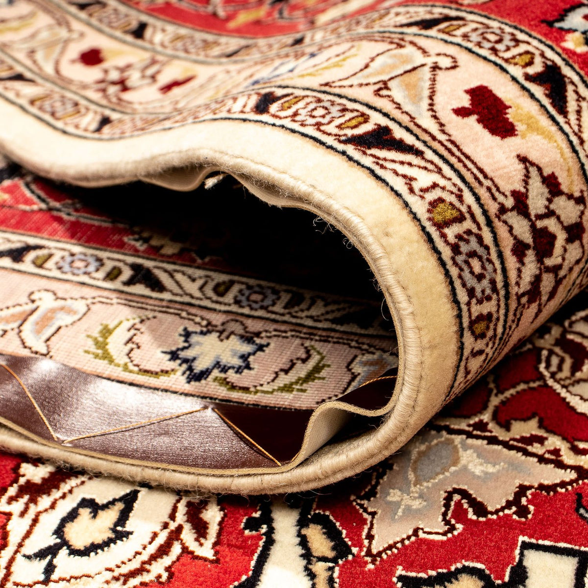 Perzisch tapijt - Tabriz - Royal - 348 x 254 cm - beige