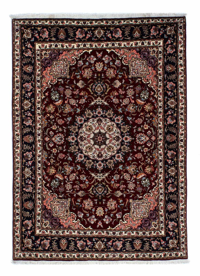 Perzisch tapijt - Tabriz - Royal - 214 x 153 cm - donkerrood
