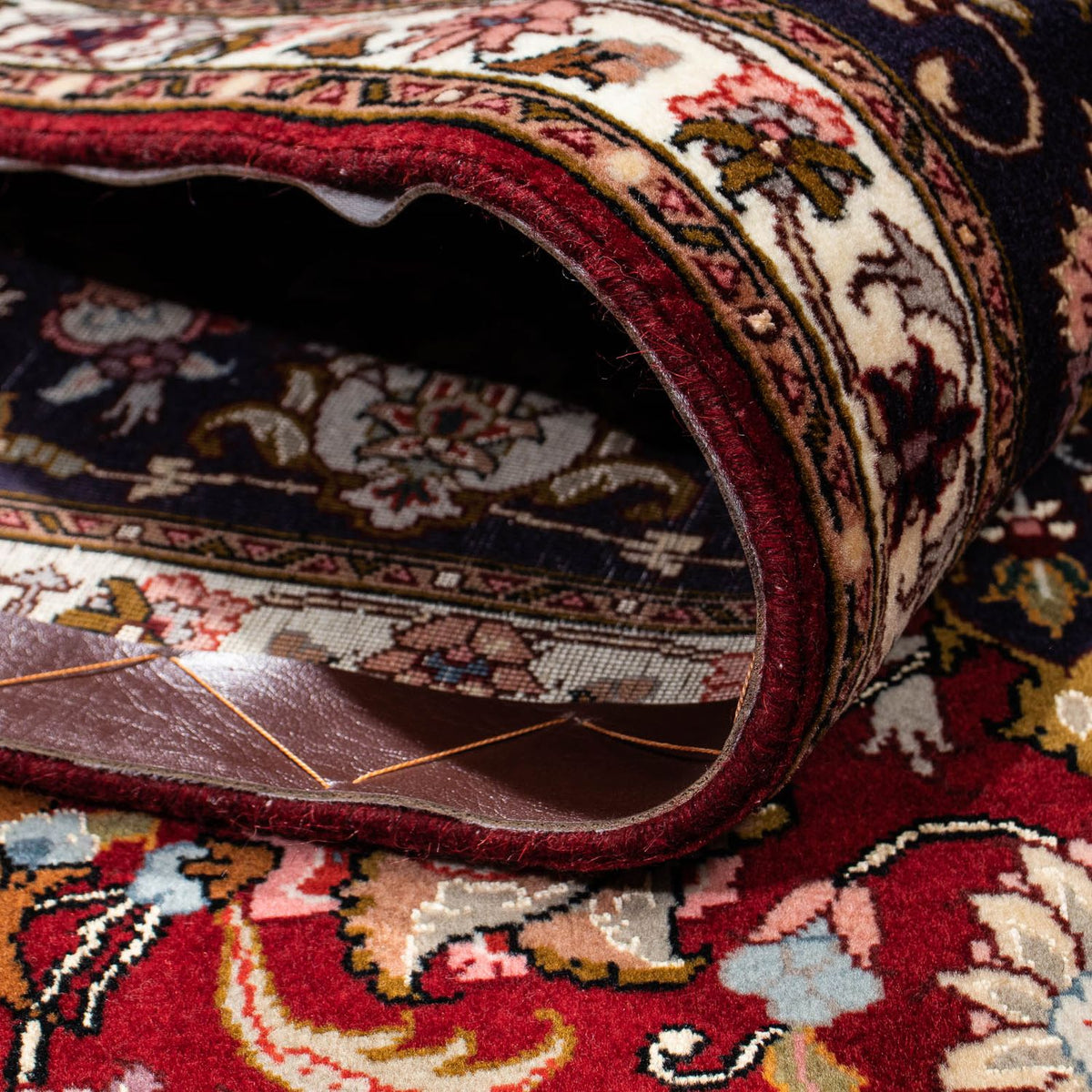 Perzisch tapijt - Tabriz - Royal - 214 x 153 cm - donkerrood