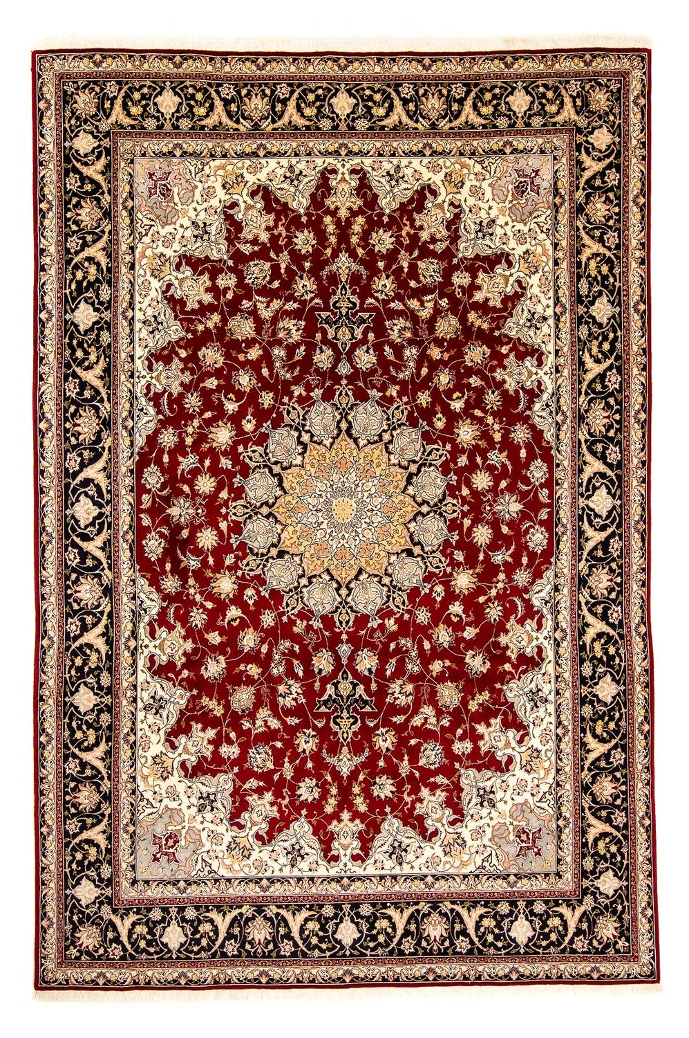 Perzisch tapijt - Tabriz - Royal - 352 x 249 cm - donkerrood