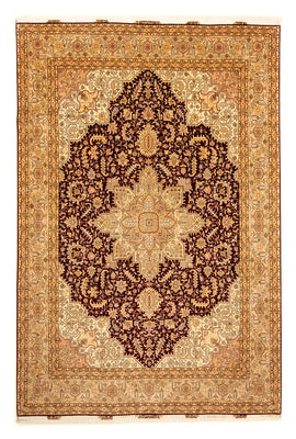 Perzisch tapijt - Tabriz - Royal - 346 x 245 cm - lichtbruin