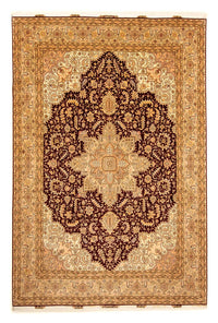Perzisch tapijt - Tabriz - Royal - 346 x 245 cm - lichtbruin