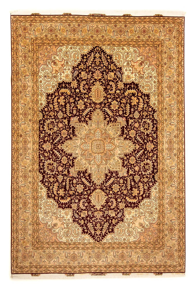 Perzisch tapijt - Tabriz - Royal - 346 x 245 cm - lichtbruin