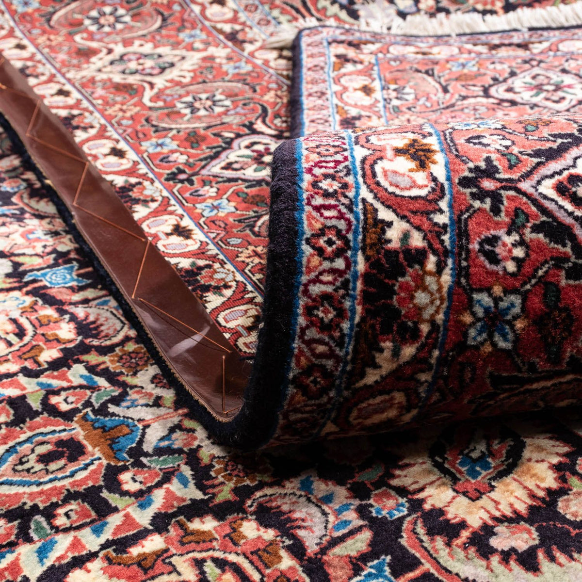 Perzisch tapijt - Bijar - Koninklijk - 348 x 258 cm - donkerblauw