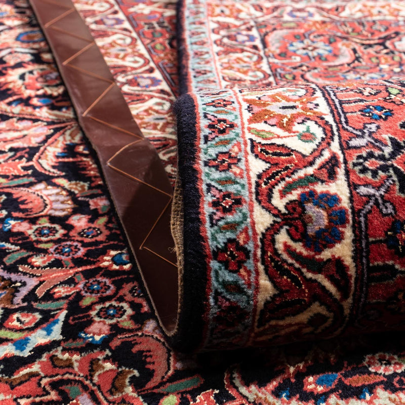 Perzisch tapijt - Bijar - Koninklijk - 342 x 256 cm - donkerblauw