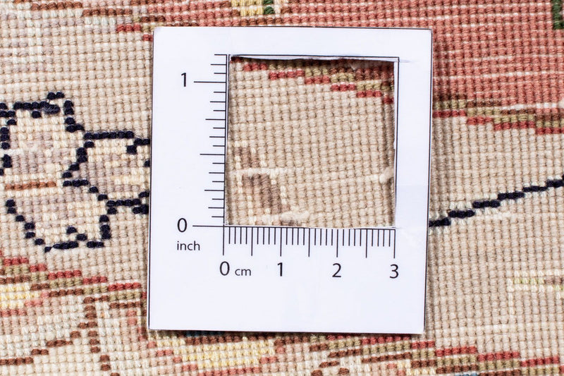 Perzisch tapijt - Tabriz - Royal rond  - 207 x 207 cm - beige