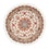 Perzisch tapijt - Tabriz - Royal rond  - 100 x 100 cm - beige