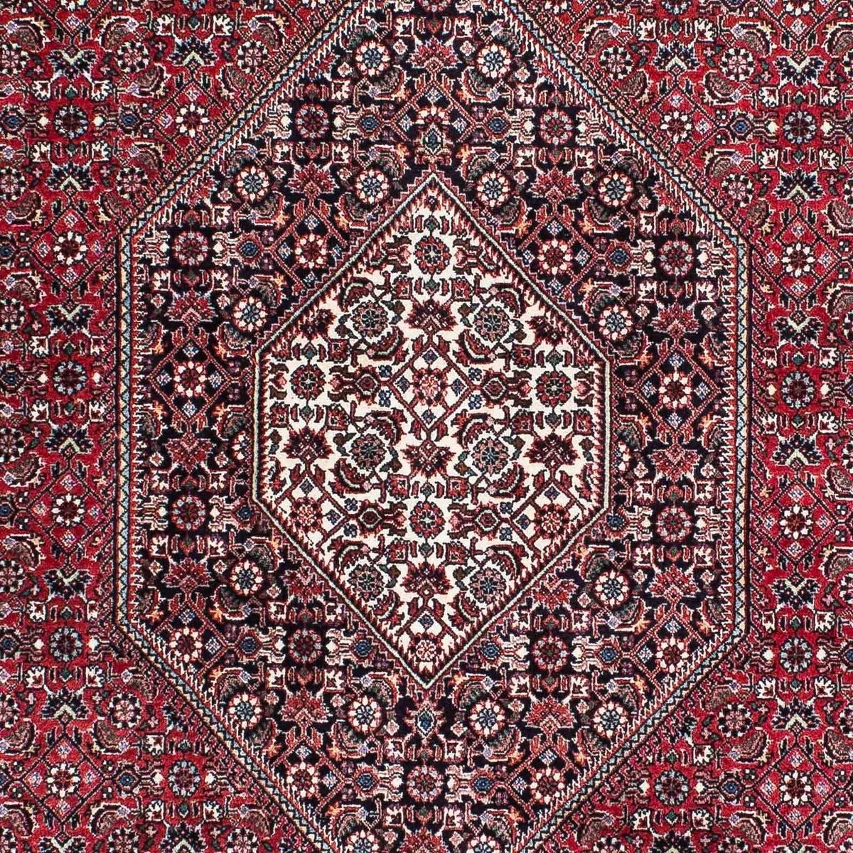 Perzisch tapijt - Bijar - 209 x 128 cm - rood