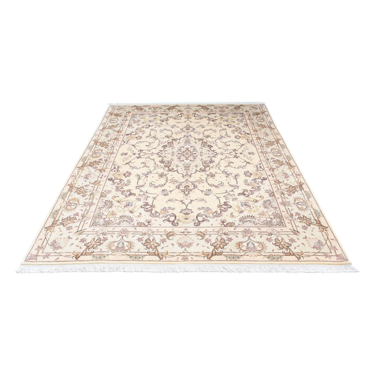 Perzisch tapijt - Tabriz - Royal - 239 x 163 cm - beige