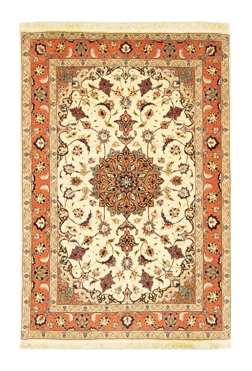 Perzisch tapijt - Tabriz - Royal - 149 x 103 cm - beige
