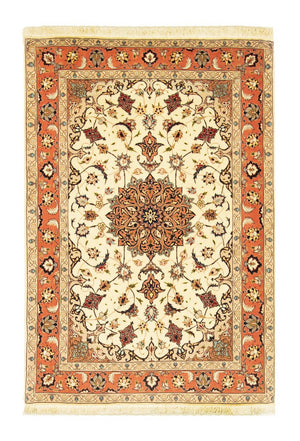 Perzisch tapijt - Tabriz - Royal - 149 x 103 cm - beige