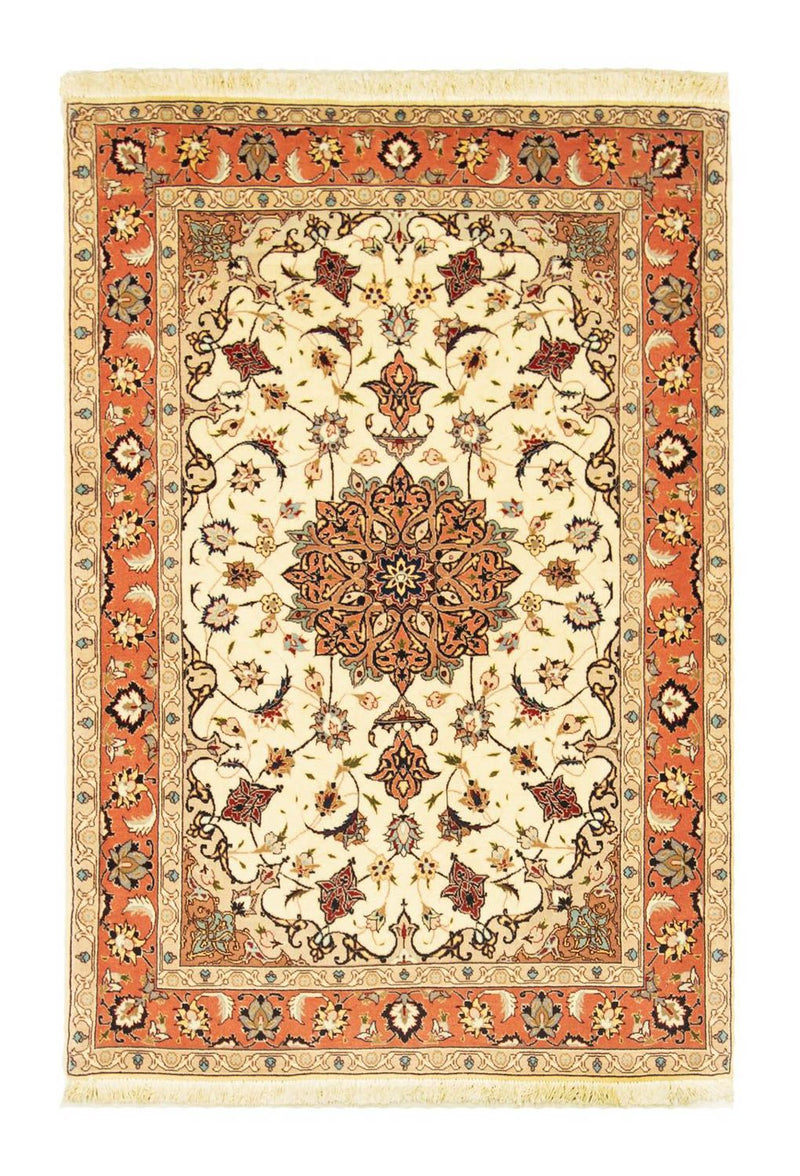 Perzisch tapijt - Tabriz - Royal - 149 x 103 cm - beige