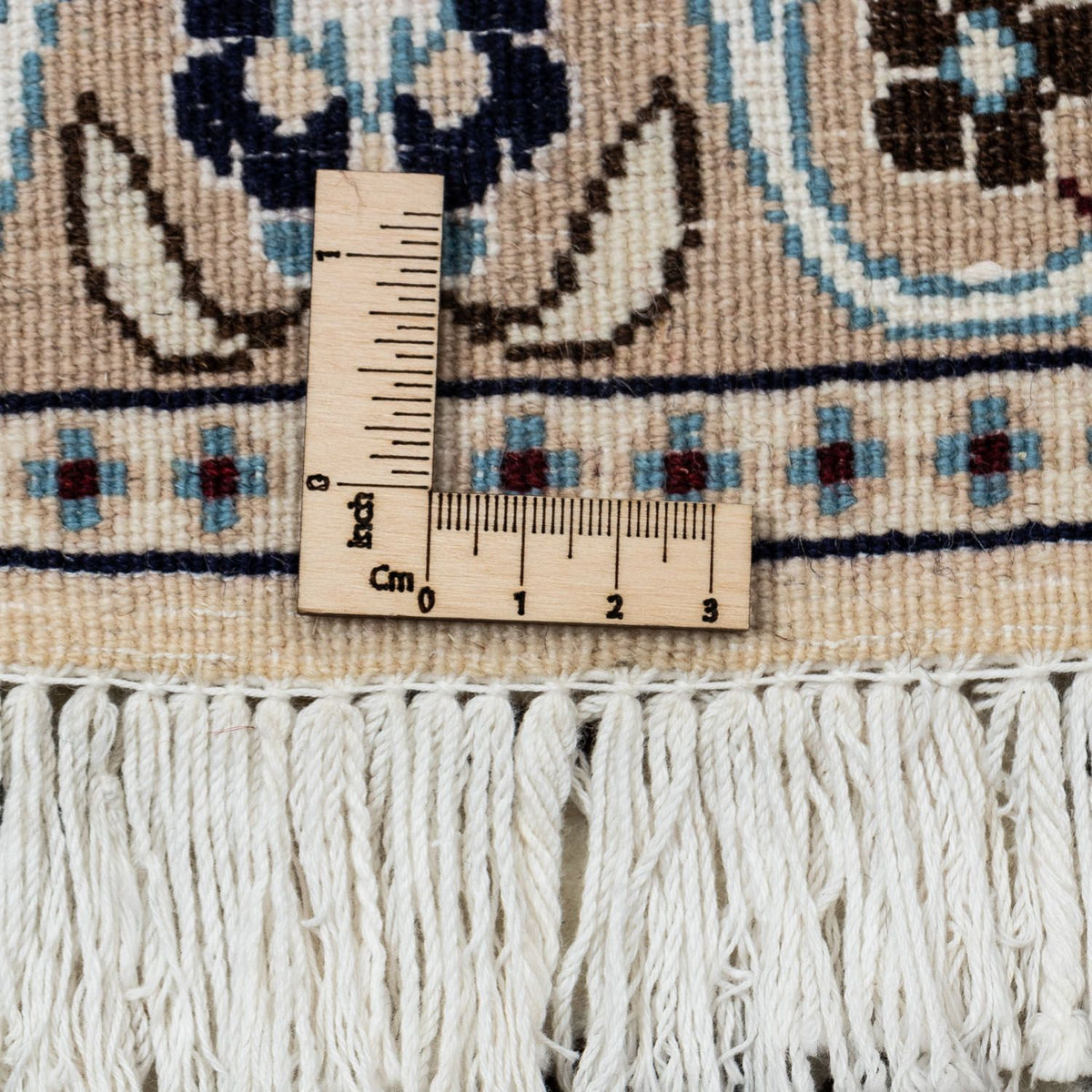 Perzisch tapijt - Nain - Koninklijk - 372 x 248 cm - beige