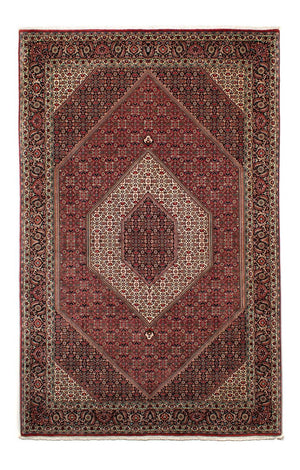 Perzisch tapijt - Bijar - 305 x 203 cm - donkerrood