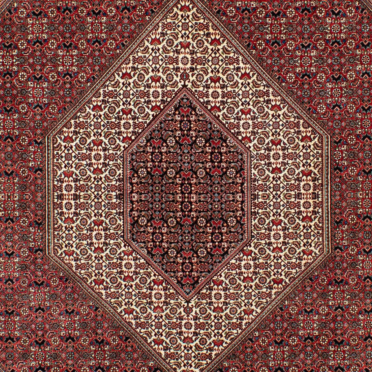 Perzisch tapijt - Bijar - 305 x 203 cm - donkerrood