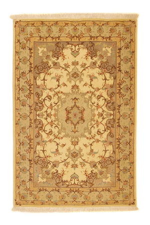 Perzisch tapijt - Tabriz - Royal - 149 x 99 cm - beige
