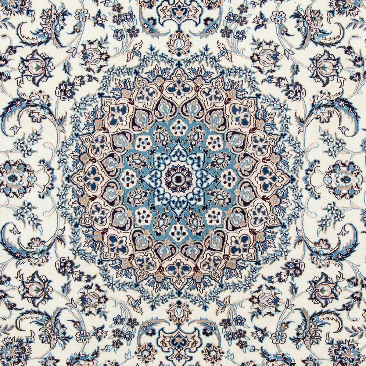 Perzisch tapijt - Nain - Koninklijk - 303 x 206 cm - beige