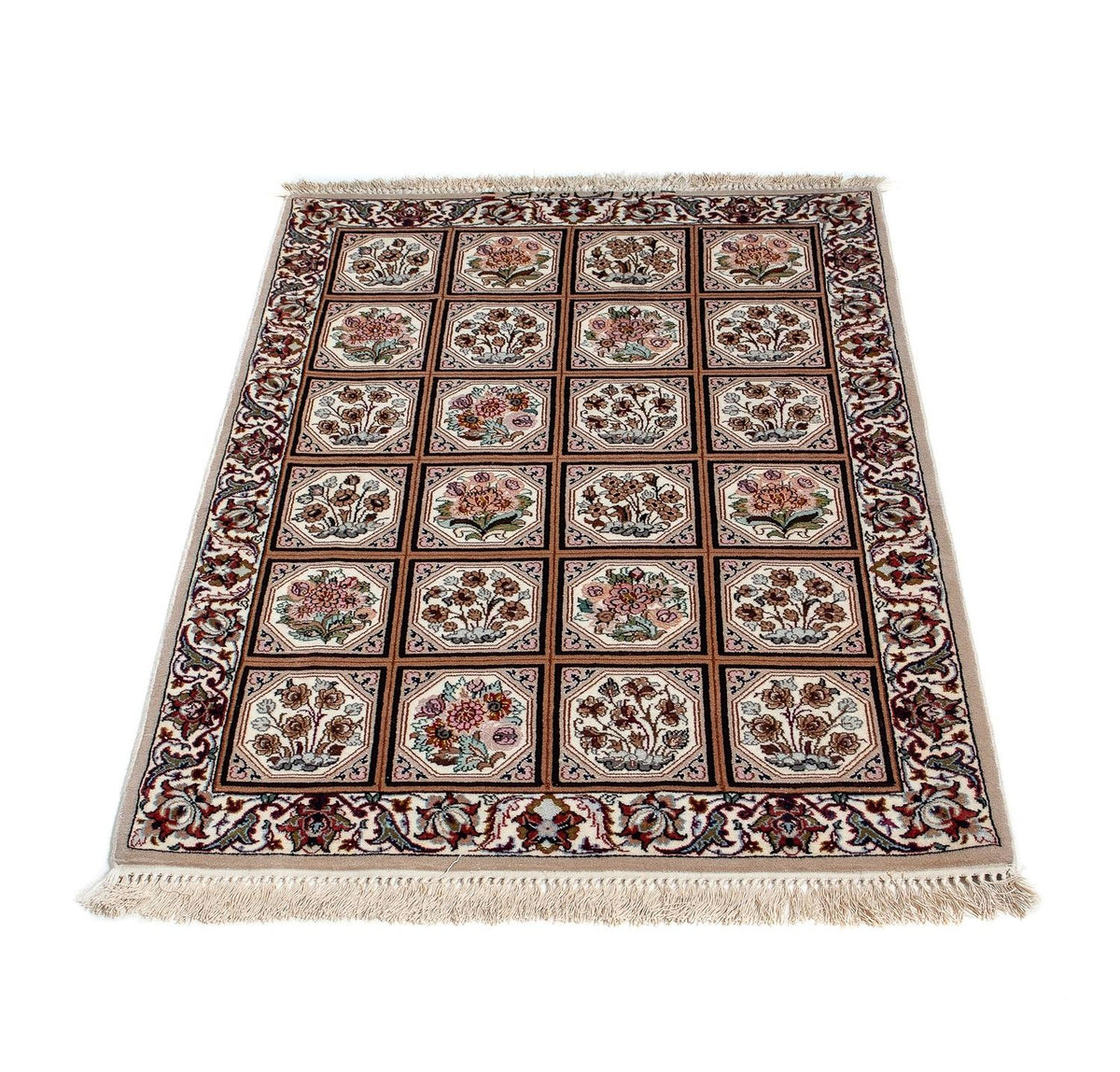 Perzisch tapijt - Isfahan - Premium - 103 x 70 cm - lichtbruin