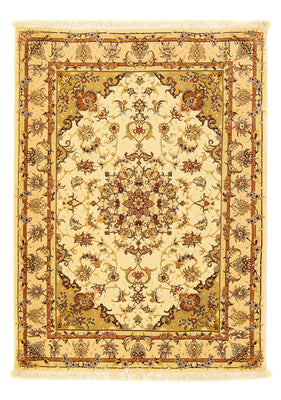 Perzisch tapijt - Tabriz - Royal - 141 x 103 cm - beige