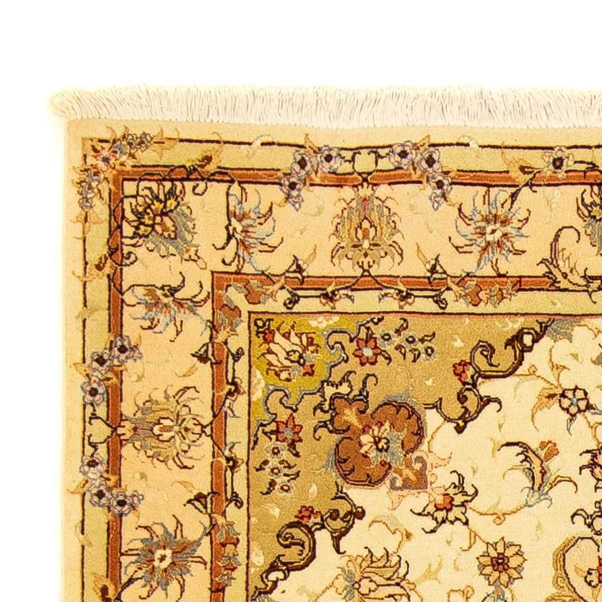 Perzisch tapijt - Tabriz - Royal - 141 x 103 cm - beige