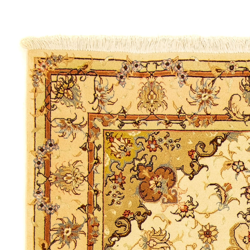 Perzisch tapijt - Tabriz - Royal - 141 x 103 cm - beige