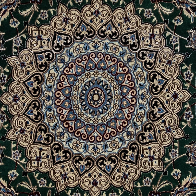 Perzisch tapijt - Nain - Koninklijk - 354 x 245 cm - donkergroen