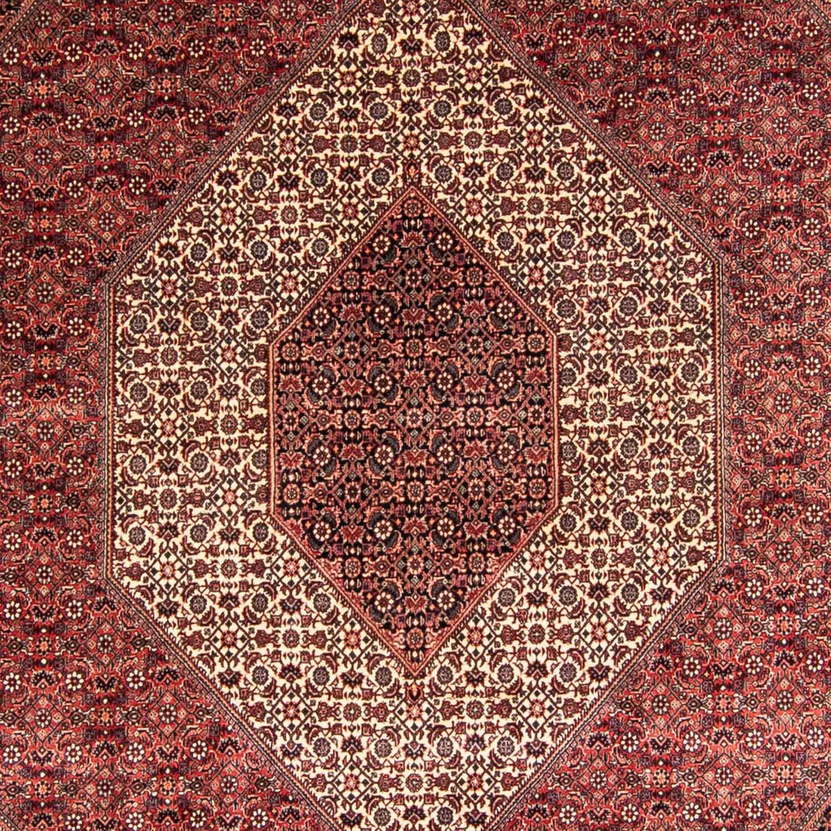 Perzisch tapijt - Bijar - 340 x 252 cm - licht rood
