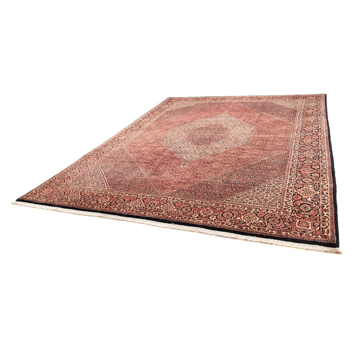 Perzisch tapijt - Bijar - 340 x 252 cm - licht rood