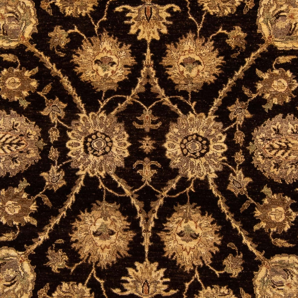 Pakistaans tapijt - 303 x 242 cm - donkerblauw