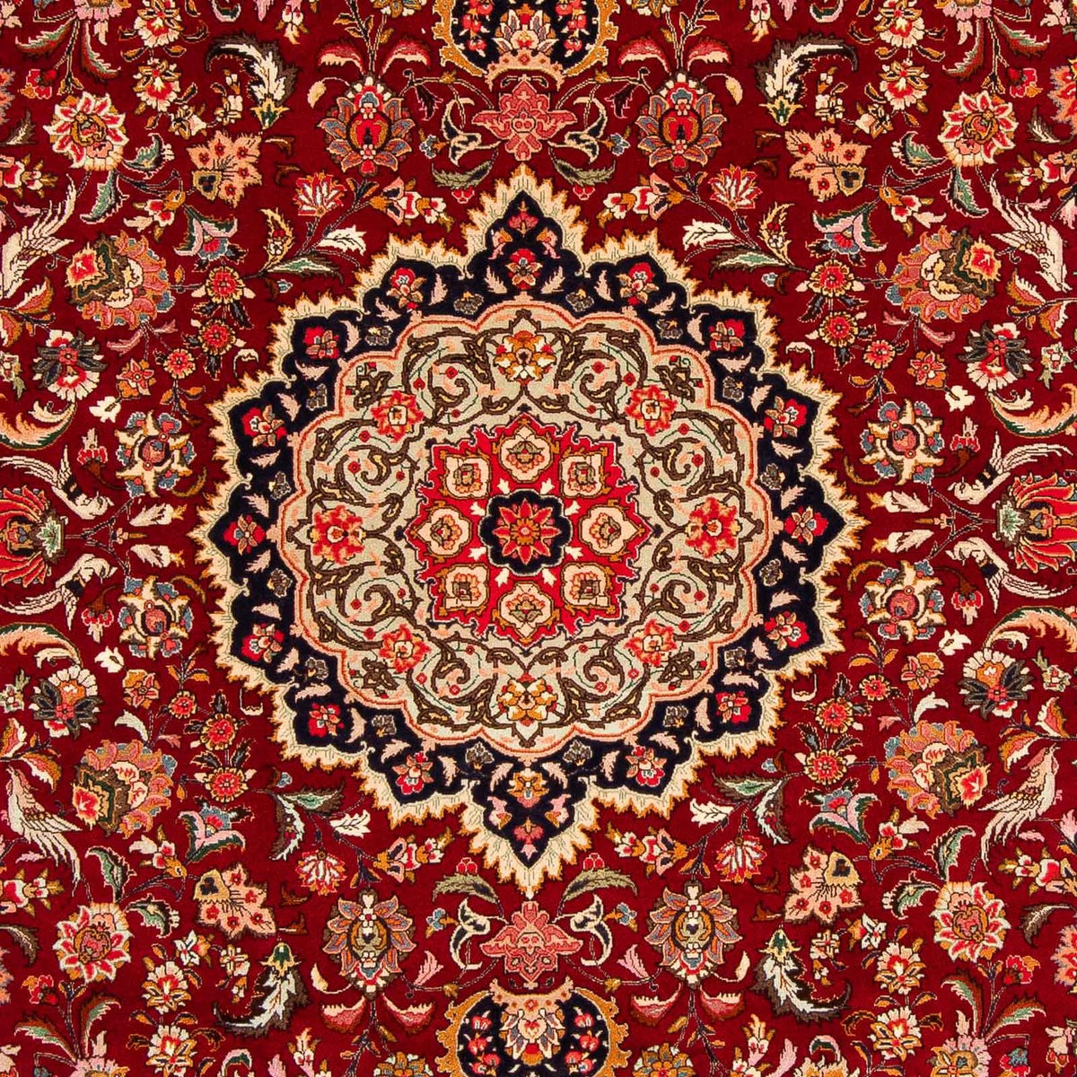 Perzisch tapijt - Tabriz - Royal - 303 x 209 cm - donkerrood