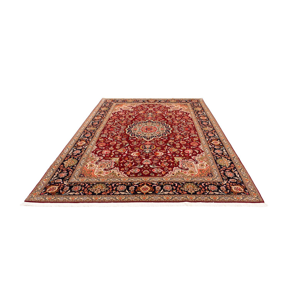 Perzisch tapijt - Tabriz - Royal - 303 x 209 cm - donkerrood