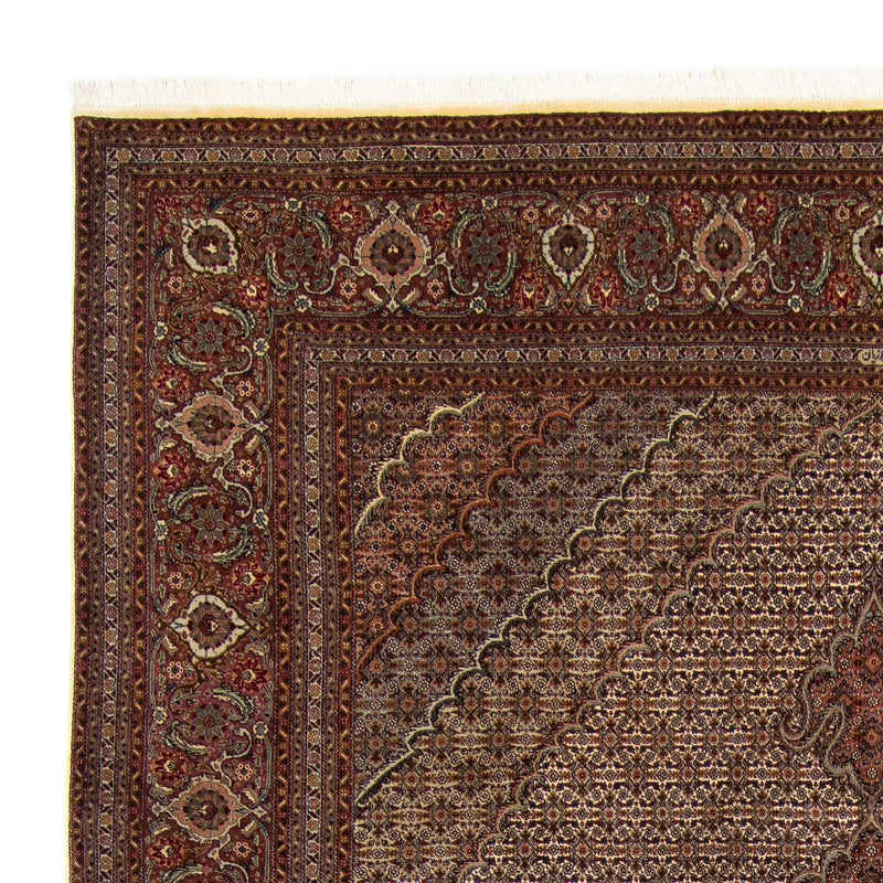 Perzisch tapijt - Tabriz - 353 x 245 cm - bruin