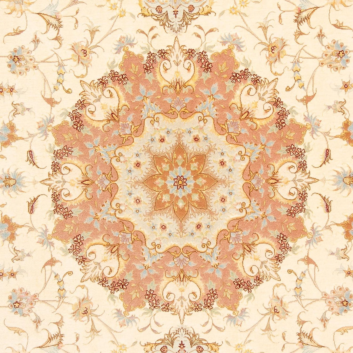 Perzisch tapijt - Tabriz - Royal - 312 x 203 cm - beige