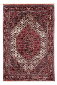 Perzisch tapijt - Bijar - 241 x 170 cm - donkerrood