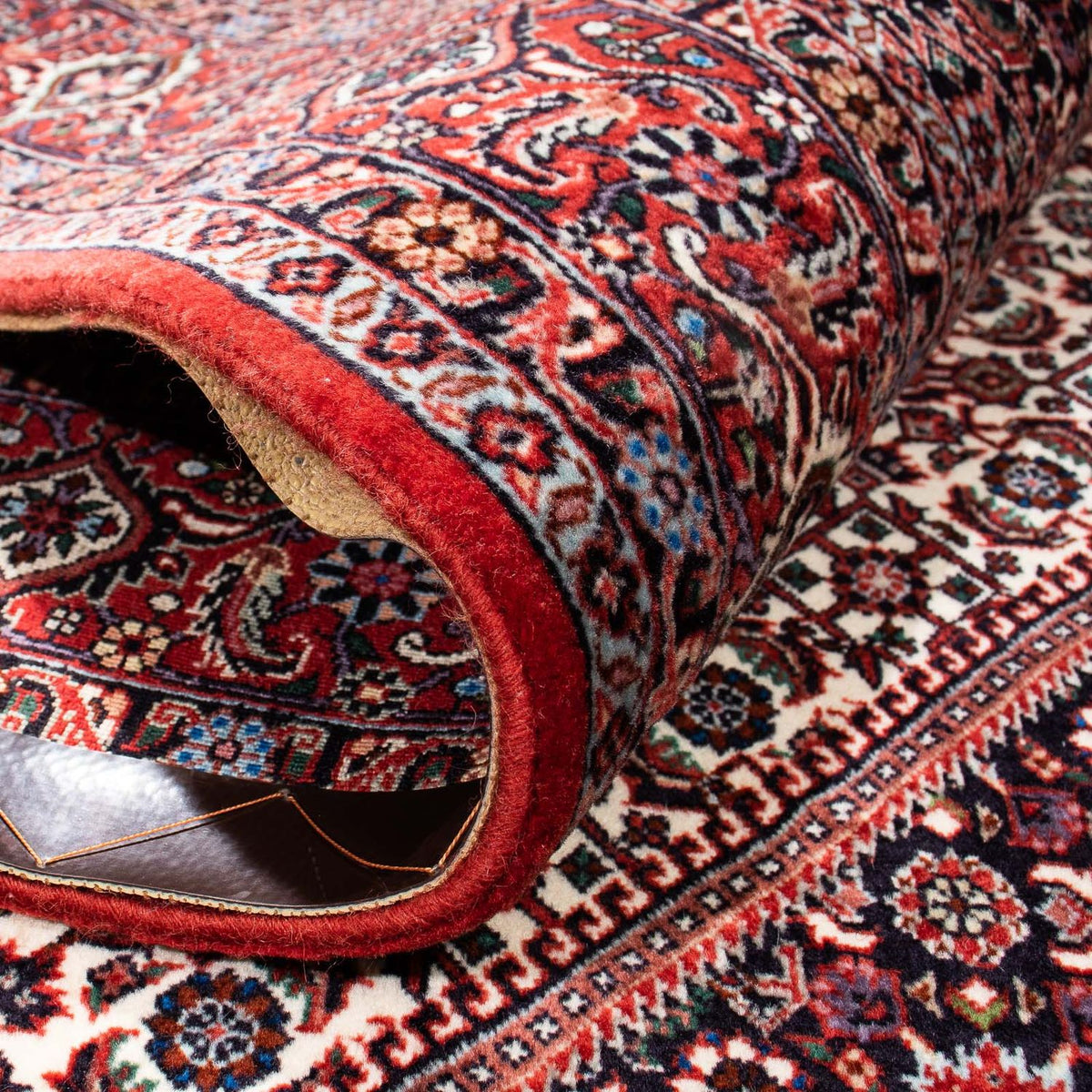 Perzisch tapijt - Bijar - 241 x 170 cm - donkerrood