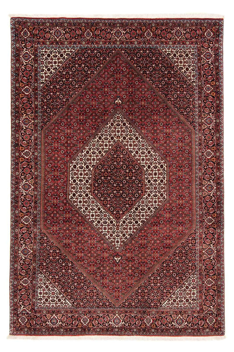 Perzisch tapijt - Bijar - 254 x 174 cm - donkerrood